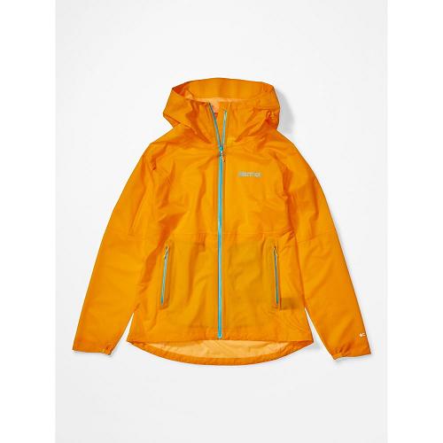 Marmot Bantamweight Jackets - Womens Rain Jacket Orange CA1237056 Canada